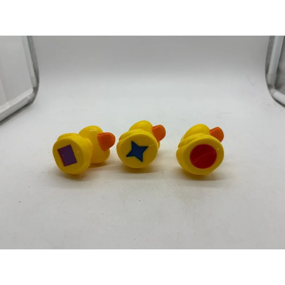 Lucky Ducks Sesame Street Game 2011 Replacement Square Star Circle Lot of 3